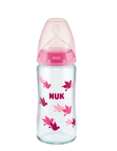 NUK BIBERON CRISTAL 0-6M 240ML NIÑO