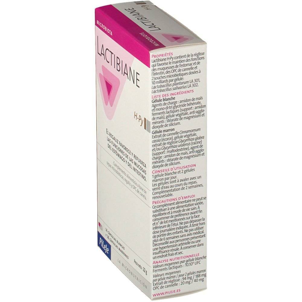 lactibiane h py 2814 capsulas