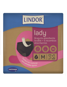 BRAGA INCONTINENCIA LAVABLE LADY LINDOR T.L RECA