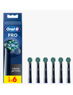CEP DENTAL ELEC REC ORAL-B CROSS ACT NEGRO 6U