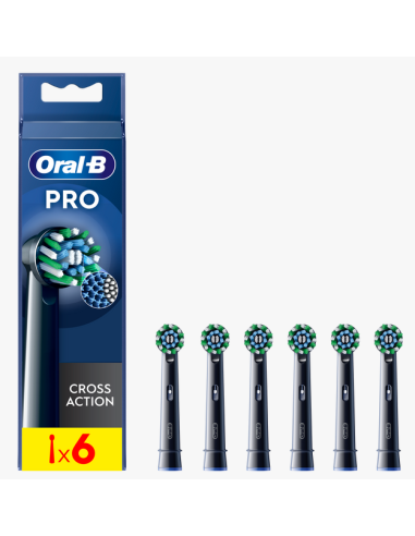 CEP DENTAL ELEC REC ORAL-B CROSS ACT NEGRO 6U