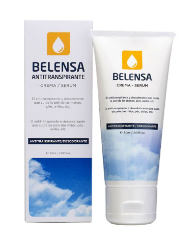 BELENSA CREMA SERUM ANTITRANSPIRANTE 1 TUBO 60 M