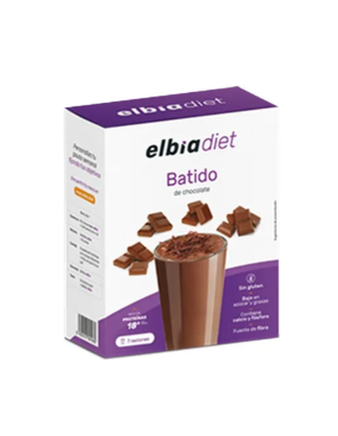ELBIA DIET BATIDO CHOCOLATE 7 SOBRES 24G