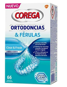 COREGA ORTODONCIAS & FERULAS 36 TABLETAS LIMPIAD