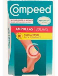 COMPEED AMPOLLAS TALLA MEDIANA 10 UNIDADES PACK