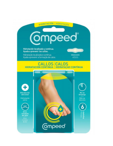 COMPEED CALLOS HIDRATACION CONTINUA 6 UNIDADES
