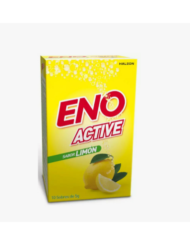 ENO ACTIVE 10 SOBRES 5 G SABOR LIMON