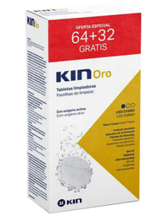 KIN ORO TAB LIMPIADORAS 64 32 GRATIS