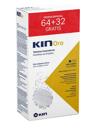 KIN ORO TAB LIMPIADORAS 64 32 GRATIS