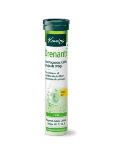 KNEIPP DRENANTE 20 COMPRIMIDOS EFERVESCENTES SAB