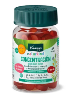KNEIPP GUMMIES NIÑOS CONCENTRACION 30 CARAMELOS
