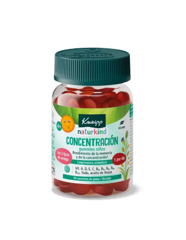 KNEIPP GUMMIES NIÑOS CONCENTRACION 30 CARAMELOS
