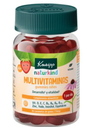 KNEIPP GUMMIES NIÑOS MULTIVITAMINAS 30 CARAMELOS