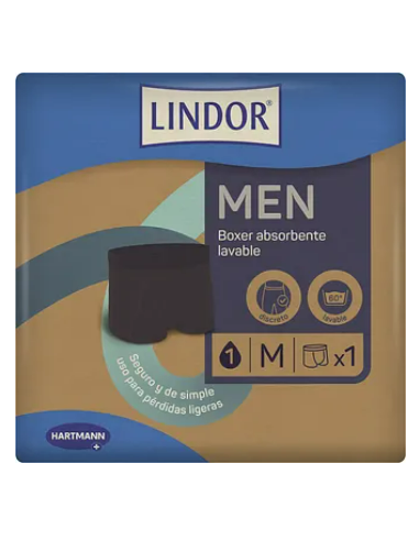 LINDOR CALZONCILLO INCONTINENCIA LAVABLE MEN T.M