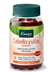 KNEIPP CABELLO Y UÑAS 60 GUMMIES SABOR FRESA