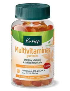 KNEIPP MULTIVITAMINAS 60 GUMMIES SABOR LIMON Y N