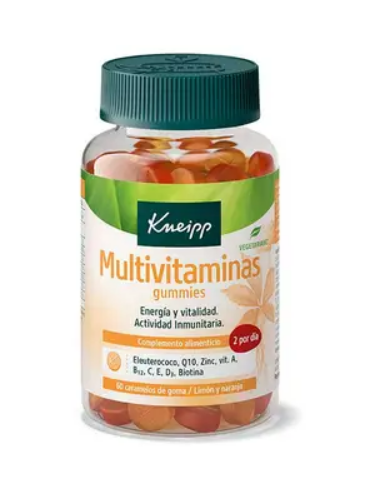 KNEIPP MULTIVITAMINAS 60 GUMMIES SABOR LIMON Y N