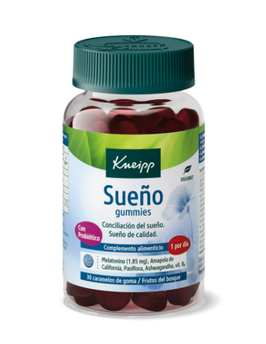 KNEIPP SUEÑO 30 GUMMIES SABOR FRUTOS DEL BOSQUE