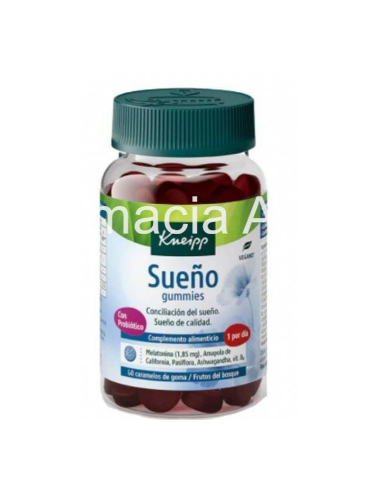 KNEIPP SUEÑO 60 GUMMIES SABOR FRUTOS DEL BOSQUE
