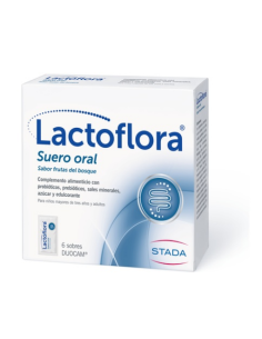 LACTOFLORA SUERO ORAL 6 SOBRES DUOCAM SABOR FRUT