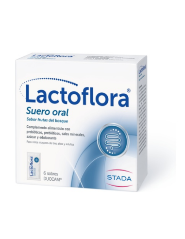 LACTOFLORA SUERO ORAL 6 SOBRES DUOCAM SABOR FRUT