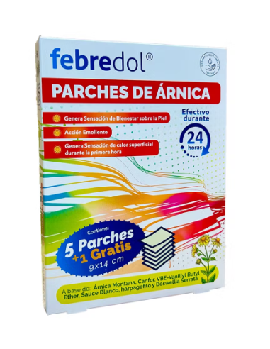 FEBREDOL PARCHES ARNICA CALOR 6 PARCHES