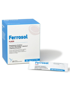 FERROSOL FLASH 30 SOBRES BUCODISPERSABLES