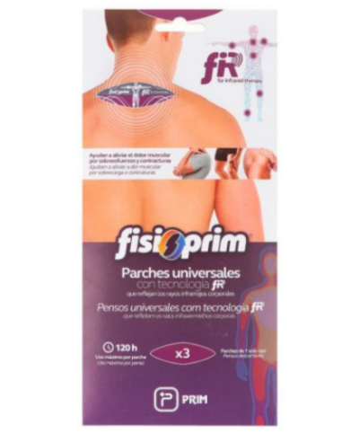 FISIOPRIM PARCHES UNIVERSALES 3 PARCHES