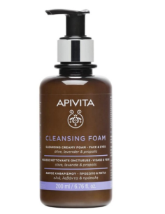 APIVITA CLEAN CREM-ESPUMA OLIVA LAVAD PRP 200ML