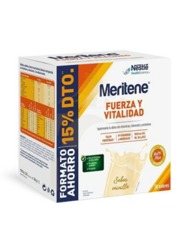 MERITENE PACK AHORRO VAINILLA 30SOBRES