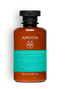 APIVITA CHAMPU RAICES GRASAS PUNTAS SECAS 250 ML