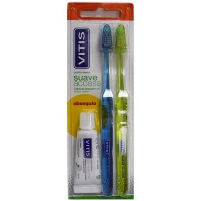 CEPILLO DENTAL VITIS SUAVE ACCESS DUPLO