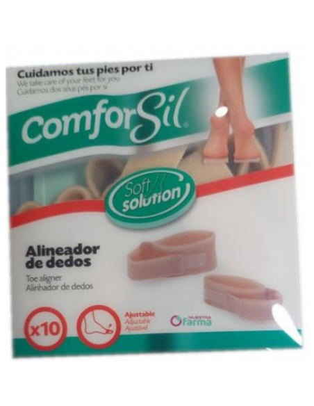 ALINEADOR DE DEDOS COMFORSIL 10 UNIDADES TALLA L
