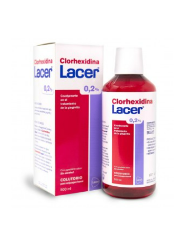 LACER COLUTORIO CLORHEXIDINA 0.2% 1 ENVASE 500 M