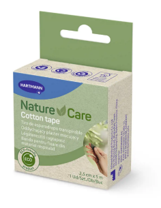 NATURECARE COTTON TAPE 1 UNIDAD 5 M X 2,5 MM