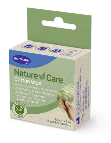 NATURECARE COTTON TAPE 1 UNIDAD 5 M X 2,5 MM