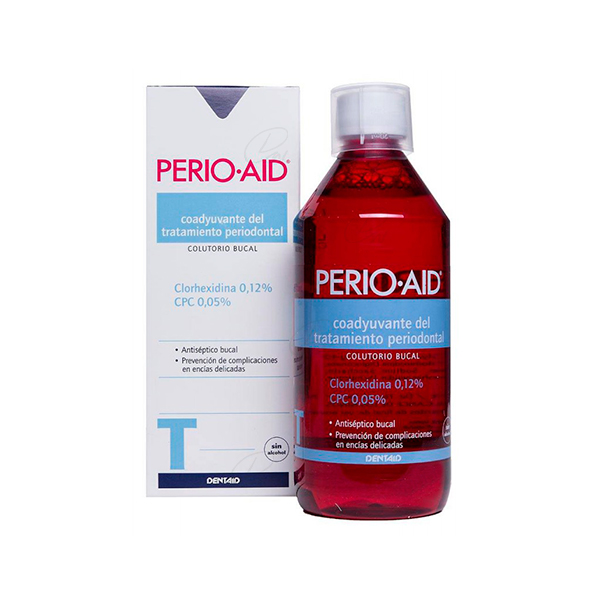 PERIO AID COLUTORIO SIN ALCOHOL TRATAM 500 ML.