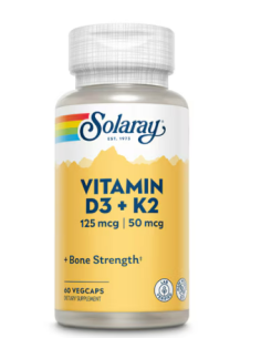 SOLARAY D3 & K2 (MK7)  60 CAPS