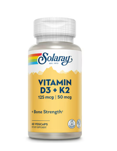 SOLARAY D3 & K2 (MK7)  60 CAPS