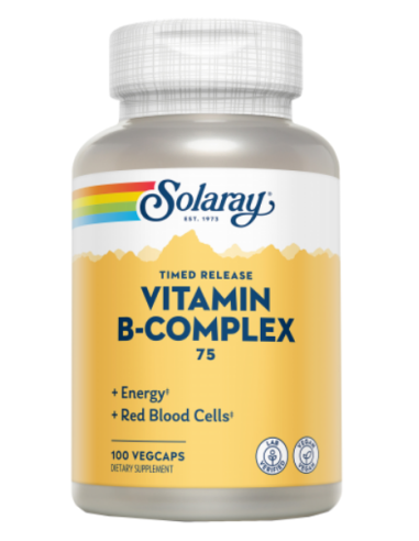 SOLARAY B COMPLEX 75MG 100 VEGCAPSSOLARAY B COMP