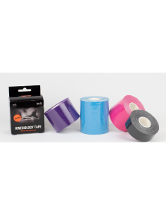 TAPE KINESIOTAPE VENDA NEUROMUSCULAR 5X5 NEGRO