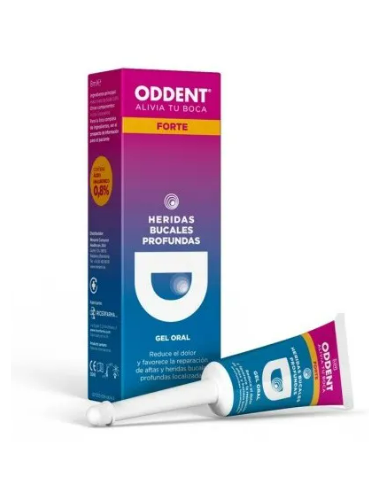 ODDENT FORTE HERIDAS BUCALES PROFUNDAS GEL ORAL