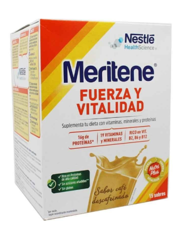 MERITENE 30 G 15 U CAFE DESCAFEINADO