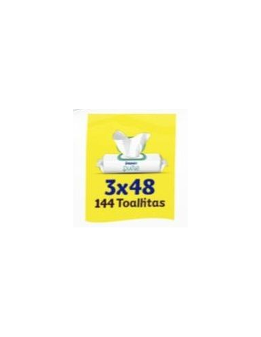 DODOT AQUA PURE TOALLITAS HUMEDAS BEBES 3 X 144