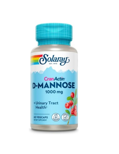 SOLARAY D-MANNOSE+CRANACTIN 60 VEGCAPS